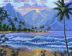 Baldwin beach painting Maui Hawaii