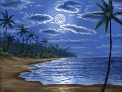 Maui beach painting