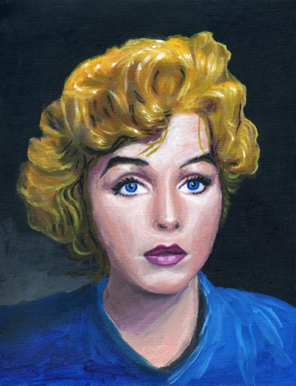 Marilyn Monroe actress portrait painting picture Ben Saber